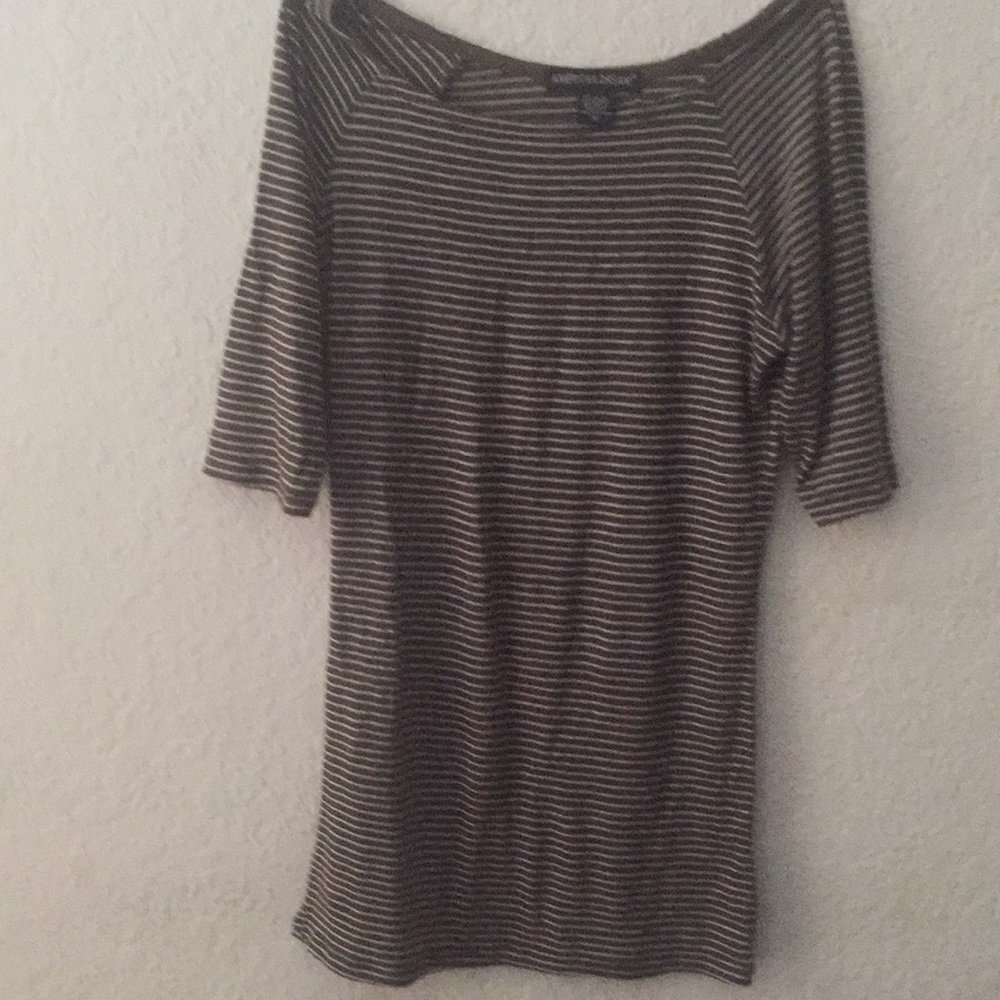Dress cotton wide neck shirt